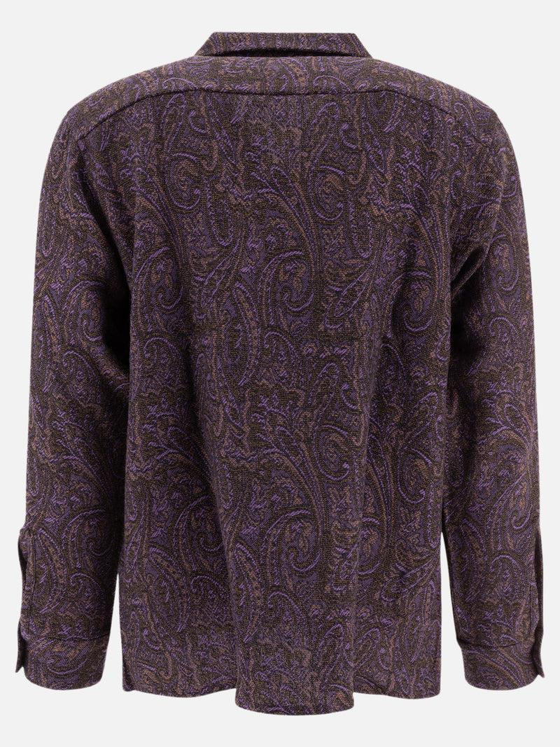 Vietti Needles Camicia in lana Paisley Prezzo basso