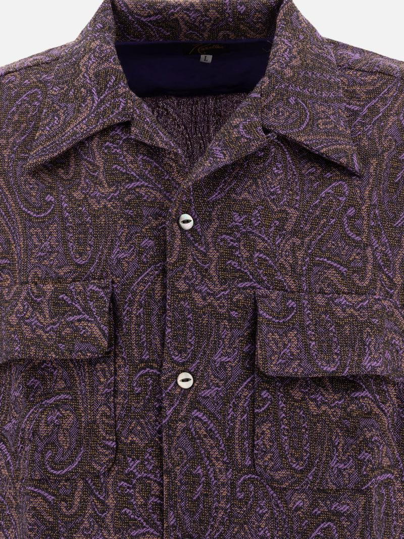 Vietti Needles Camicia in lana Paisley Prezzo basso