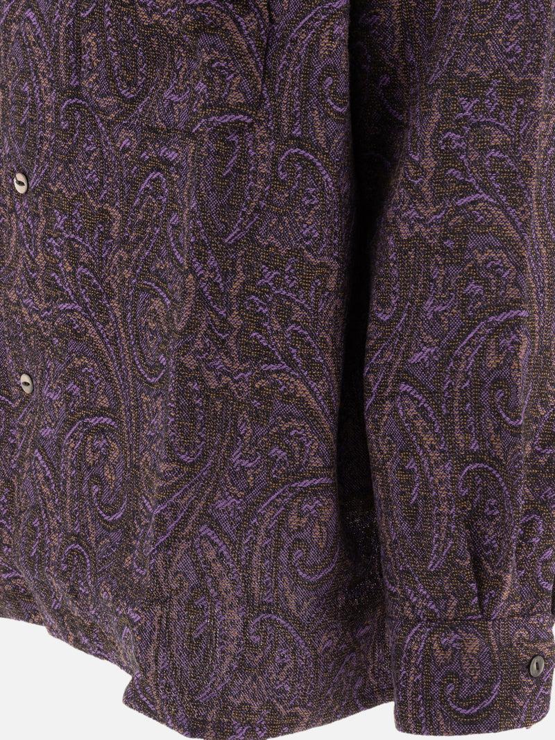 Vietti Needles Camicia in lana Paisley Prezzo basso
