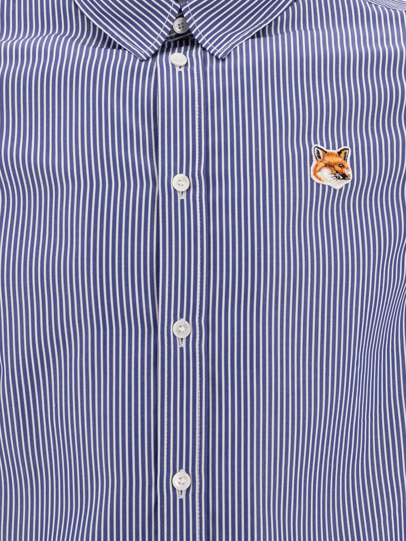 Vietti Maison Kitsuné Camicia a righe "Fox Head" Ritorno libero