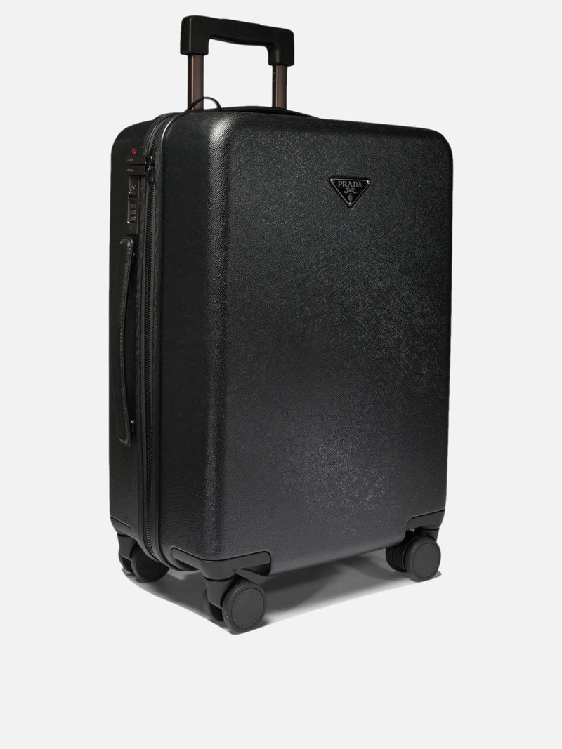 Vietti Prada Trolley con logo triangolo Vendita