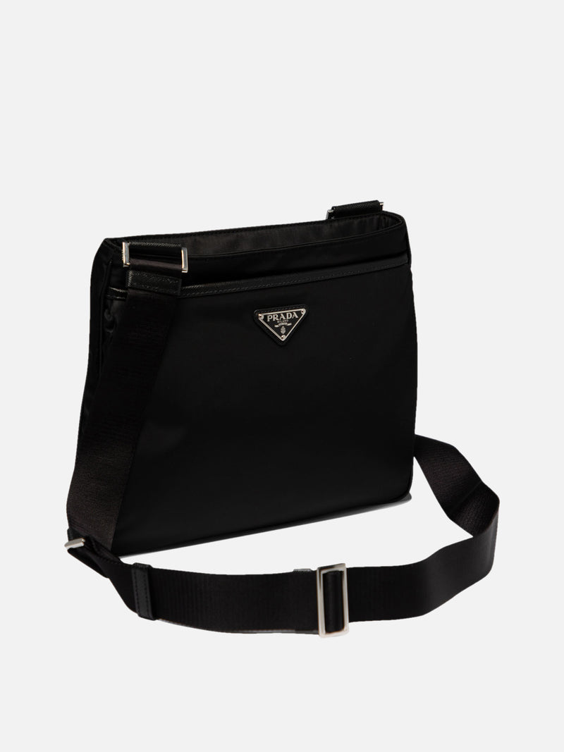 Vietti Prada Borsa con tracolla in Re-Nylon e Saffiano Acquista Ora