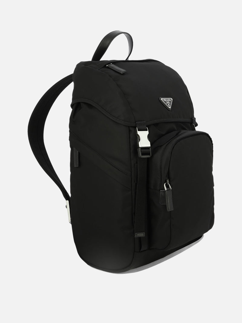 Vietti Prada Zaino in Re-Nylon con dettagli in Saffiano Sconto