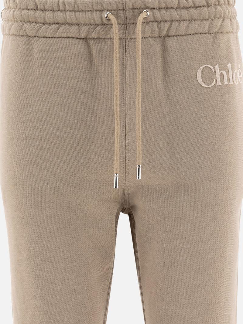 Vietti Chloé Jogger in pile di cotone Vendita Calda