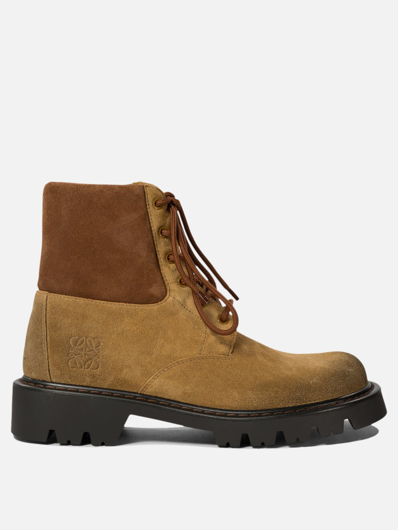 Vietti Loewe Anfibi militari "Sierra" in pelle scamosciata Offerta San Valentino