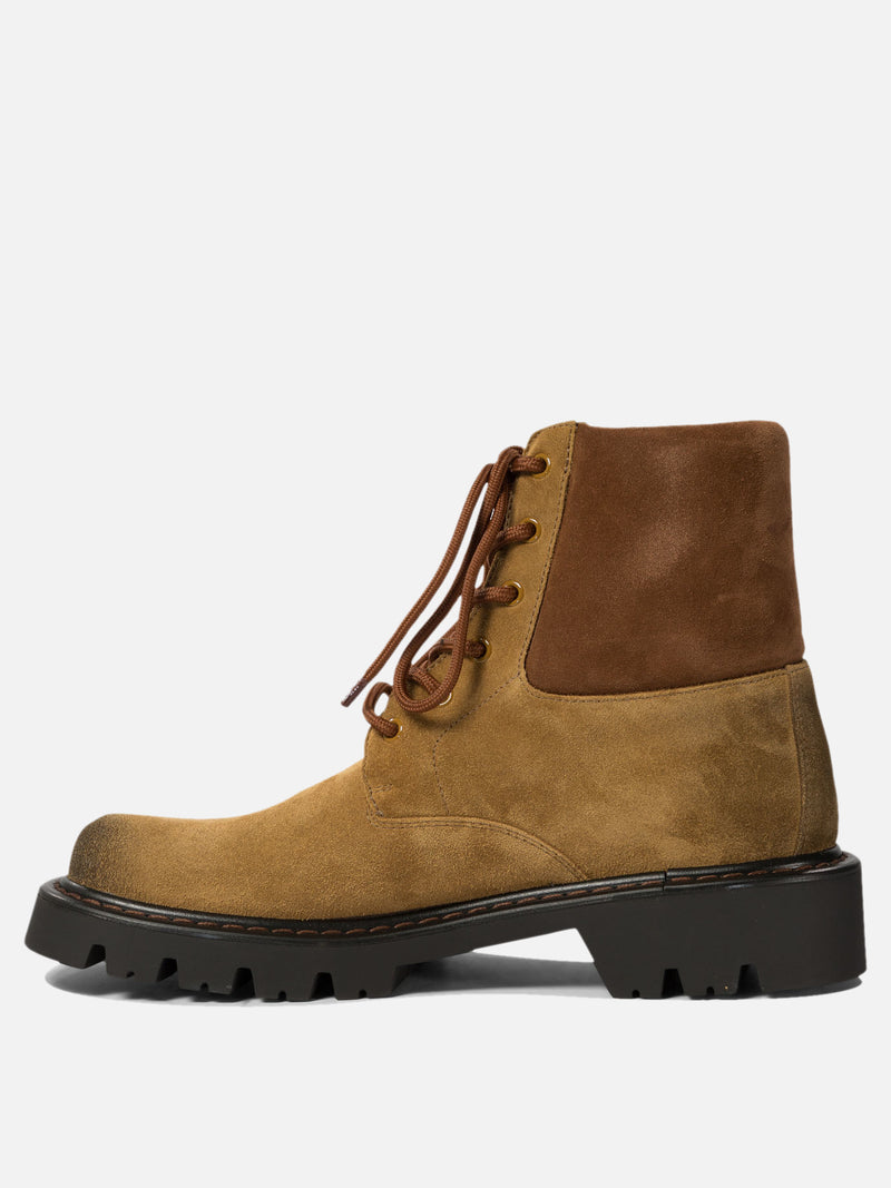 Vietti Loewe Anfibi militari "Sierra" in pelle scamosciata Offerta San Valentino