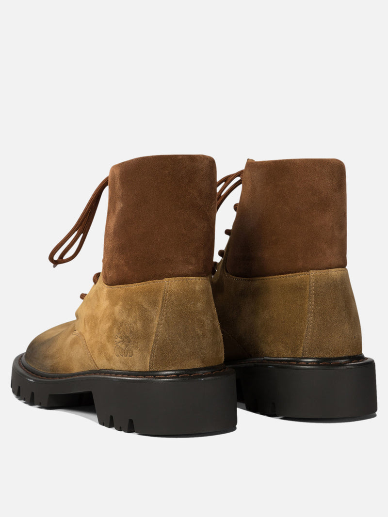 Vietti Loewe Anfibi militari "Sierra" in pelle scamosciata Offerta San Valentino