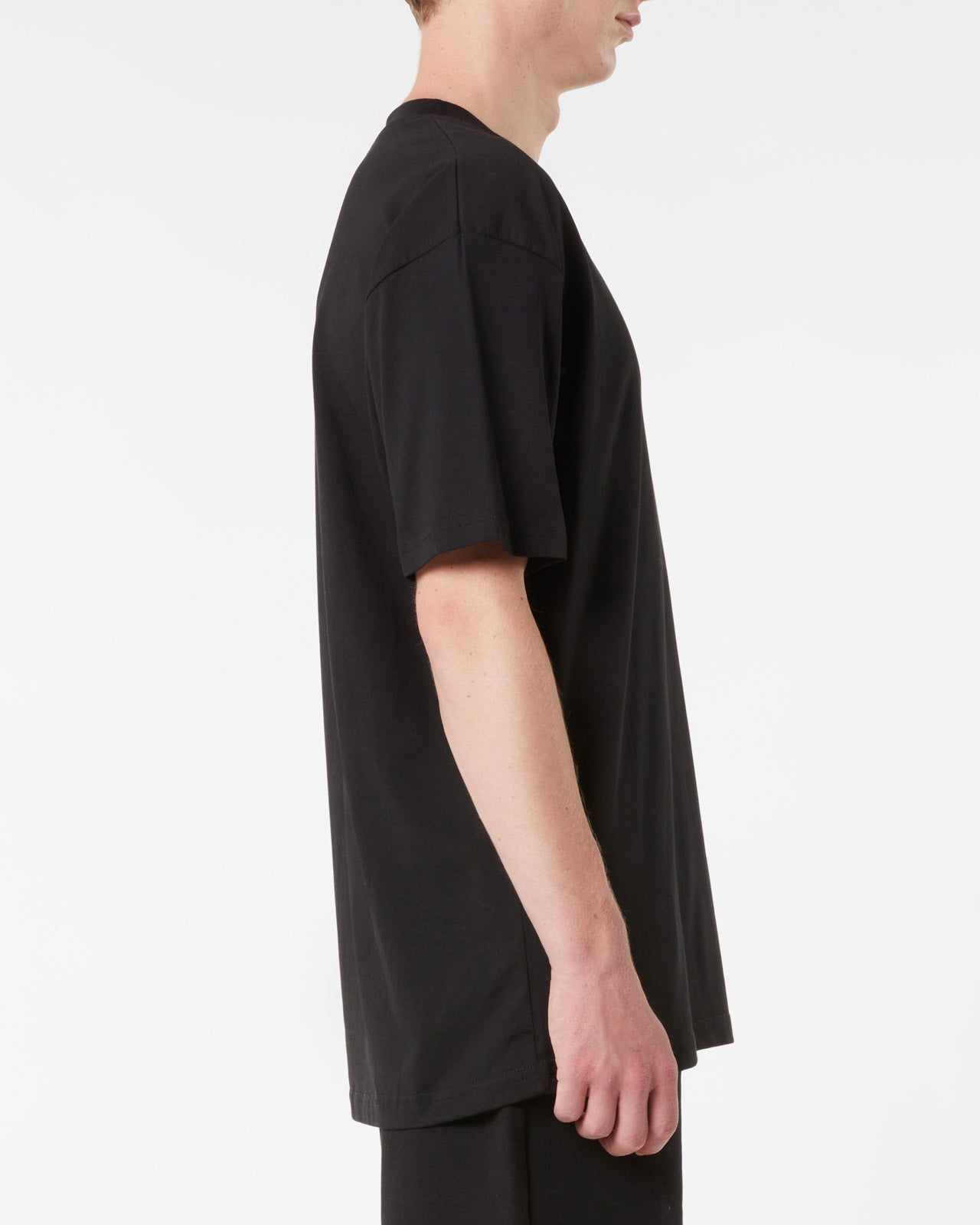 Vision Of Super BLACK T-SHIRT WITH EMBROIDERED FLAMING HEART Qualità