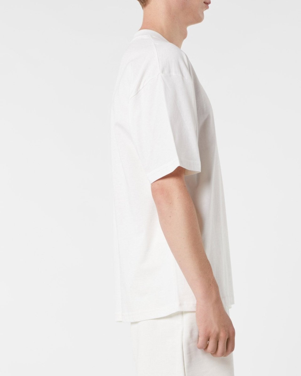 Vision Of Super OFF WHITE T-SHIRT WITH EMBROIDERED FLAMING HEART Spedizione Gratuita