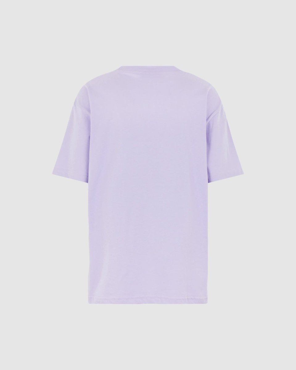 Vision Of Super LILAC T-SHIRT WITH EMBROIDERED FLAMING HEART Sconto