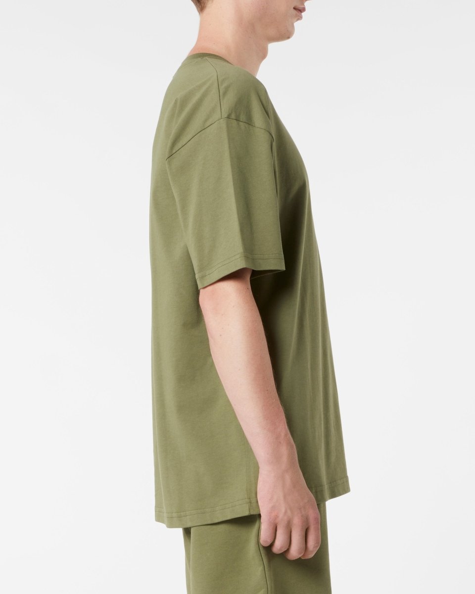 Vision Of Super GREEN T-SHIRT WITH EMBROIDERED FLAMING HEART Economico