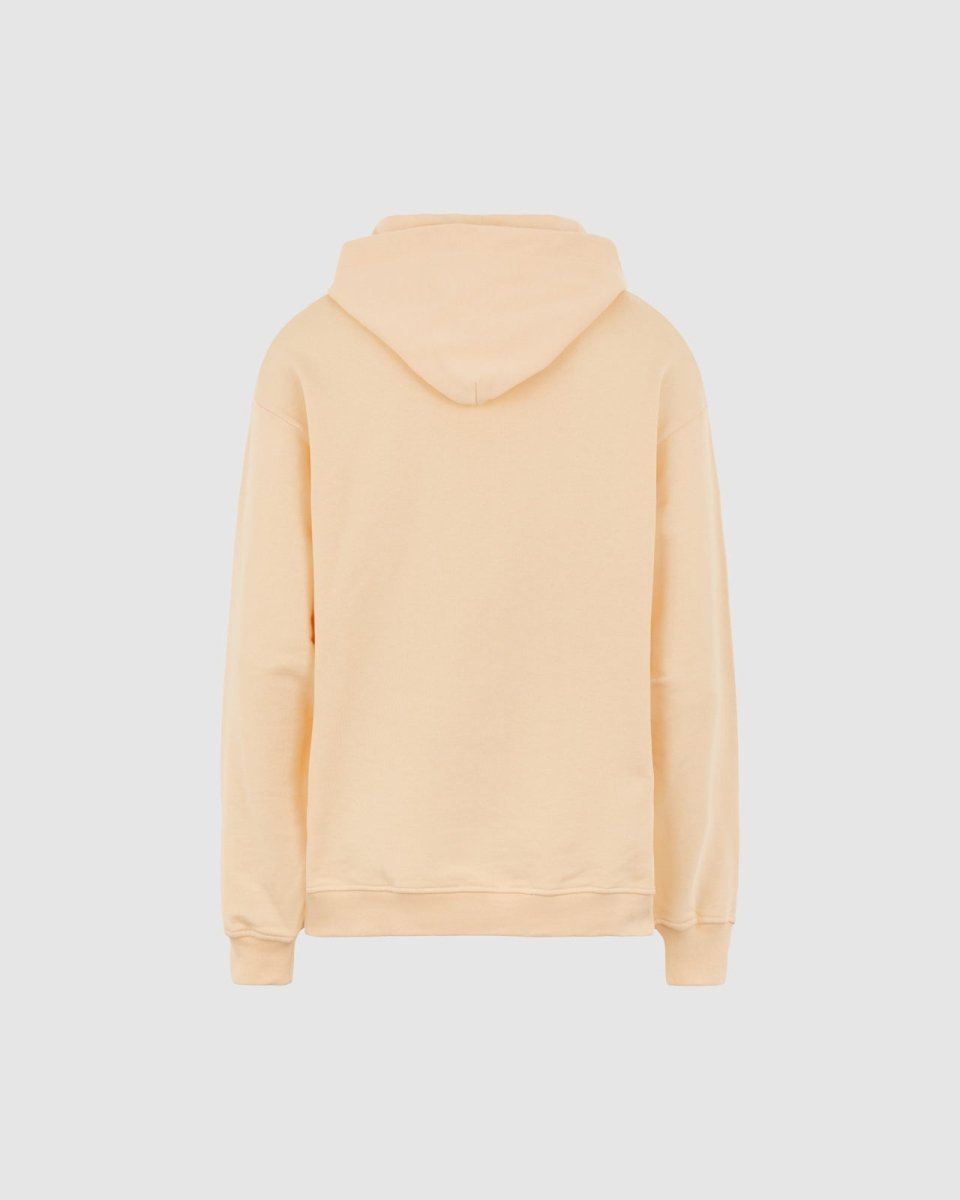 Vision Of Super PEACH HOODIE WITH EMBROIDERED FLAMING HEART Online