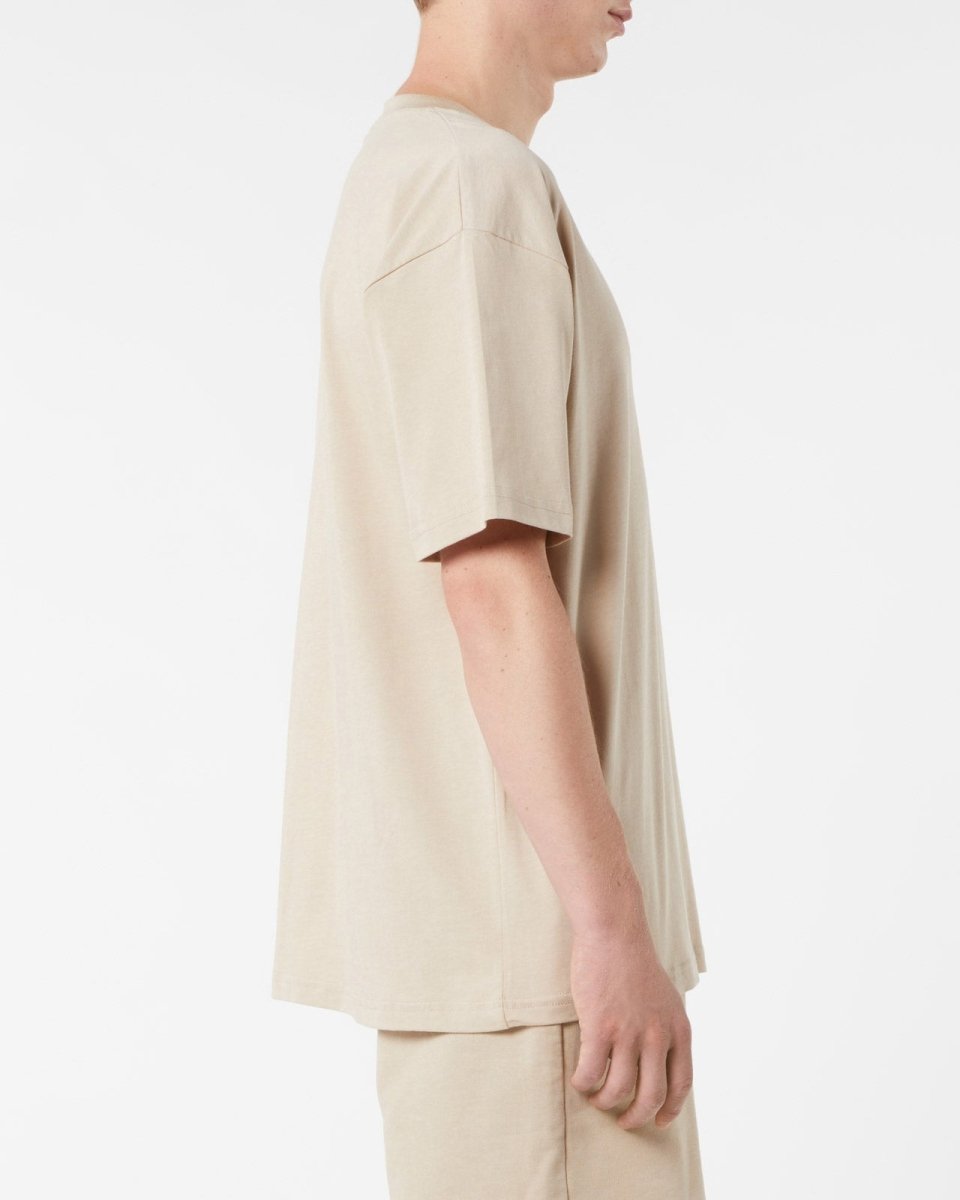Vision Of Super LIGHT BROWN T-SHIRT WITH EMBROIDERED FLAMING HEART Acquista Ora
