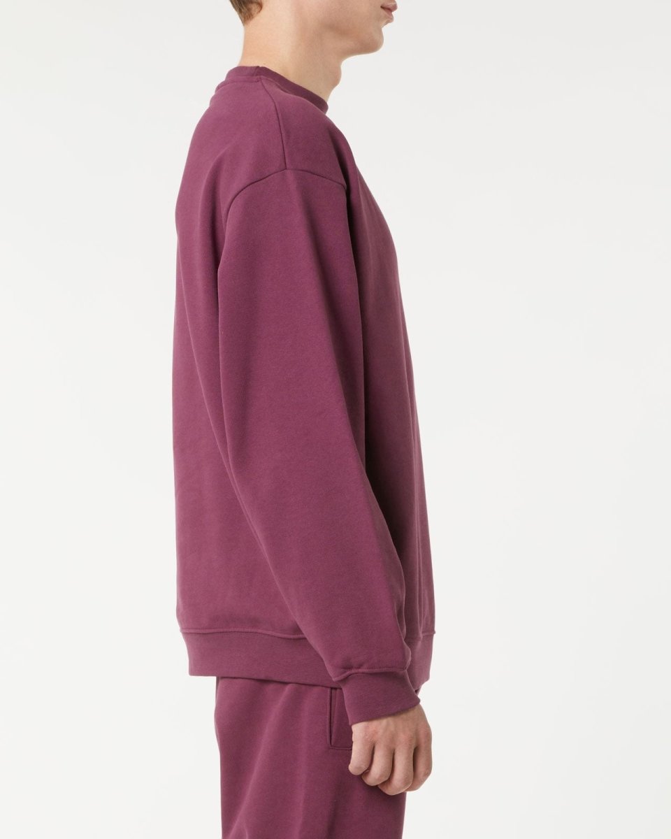 Vision Of Super GRAPE WINE CREWNECK WITH EMBROIDERED LOGO Novità