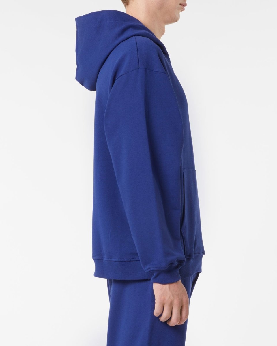 Vision Of Super BLUE HOODIE WITH EMBROIDERED FLAMING HEART Negozio