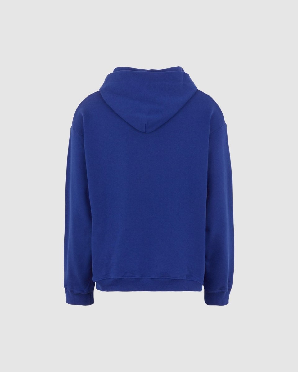Vision Of Super BLUE HOODIE WITH EMBROIDERED FLAMING HEART Negozio