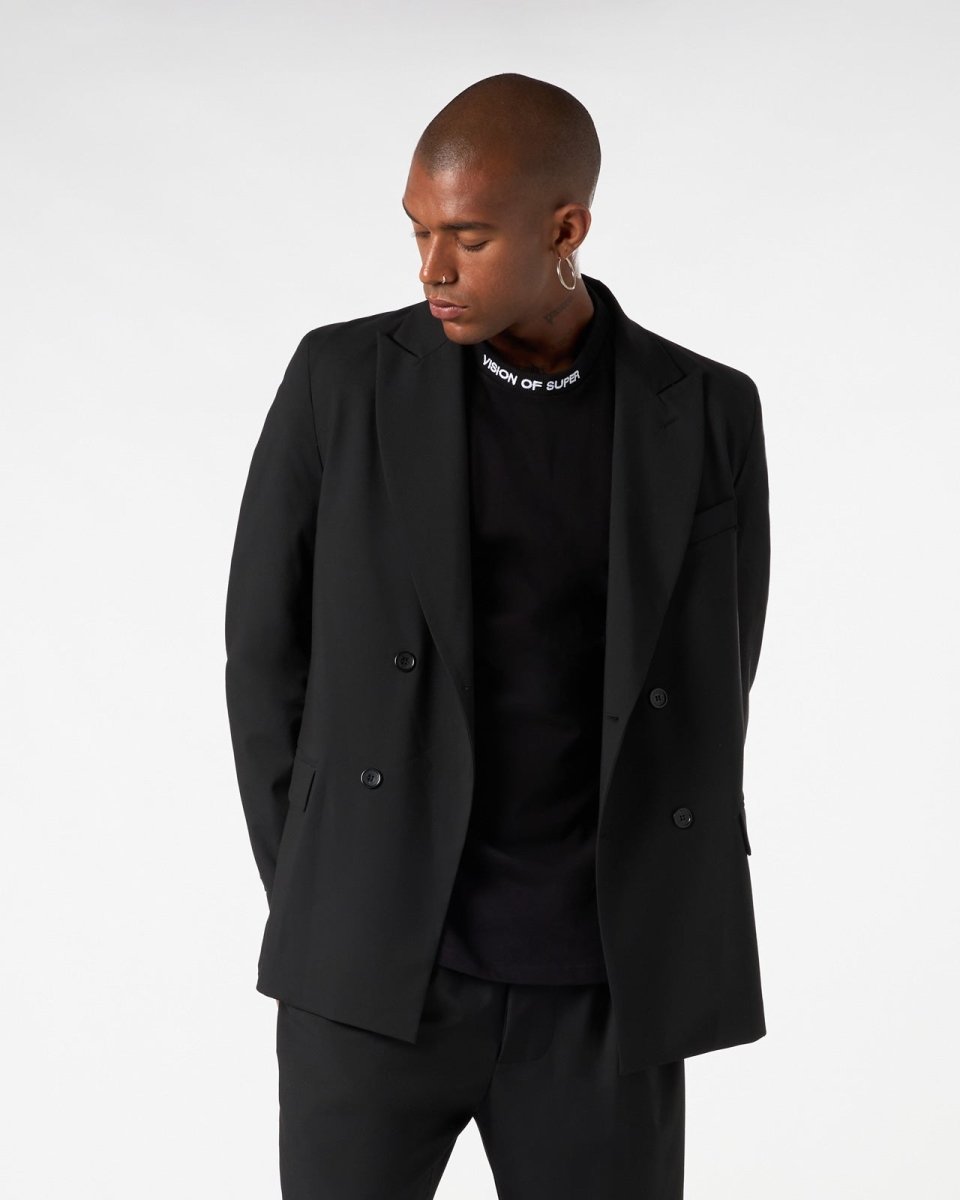 Vision Of Super BLACK BLAZER WITH INTERNAL FLAMES 2025
