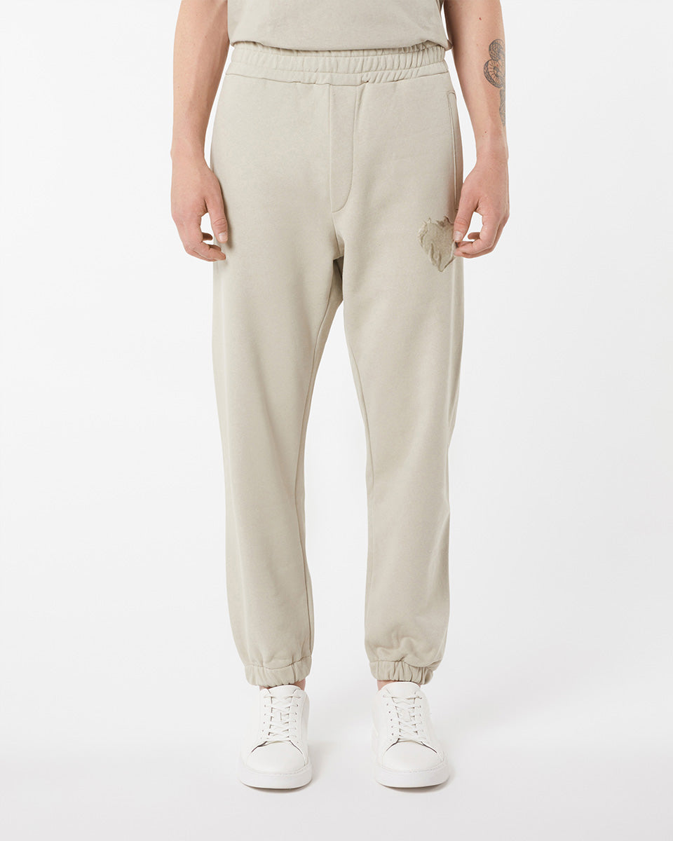 Vision Of Super LONDON FOG PANTS WITH EMBROIDERED FLAMING HEART Consegna Veloce