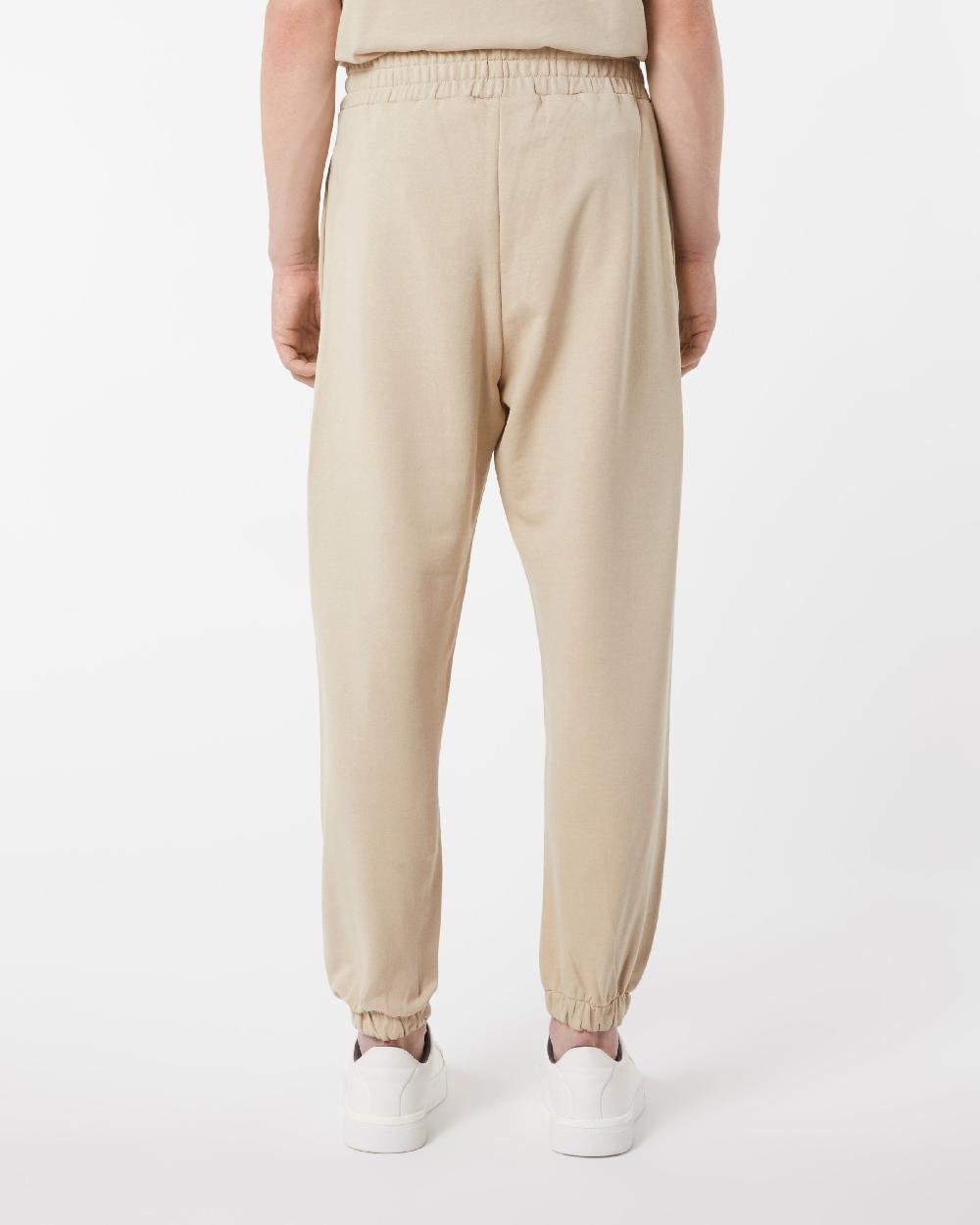 Vision Of Super LIGHT BROWN PANTS WITH EMBROIDERED FLAMING HEART Promozione Limitata