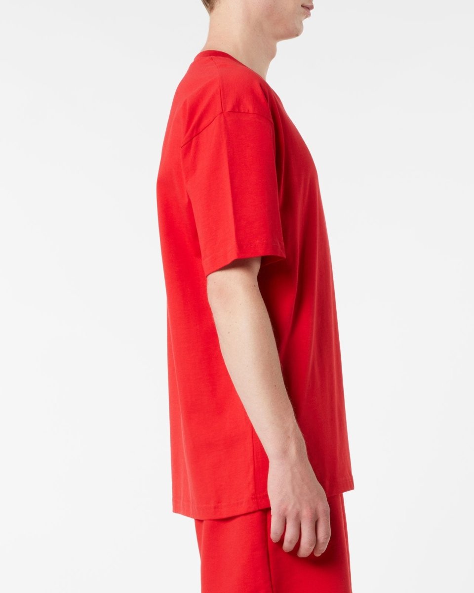 Vision Of Super RED T-SHIRT WITH EMBROIDERED FLAMING HEART 2025