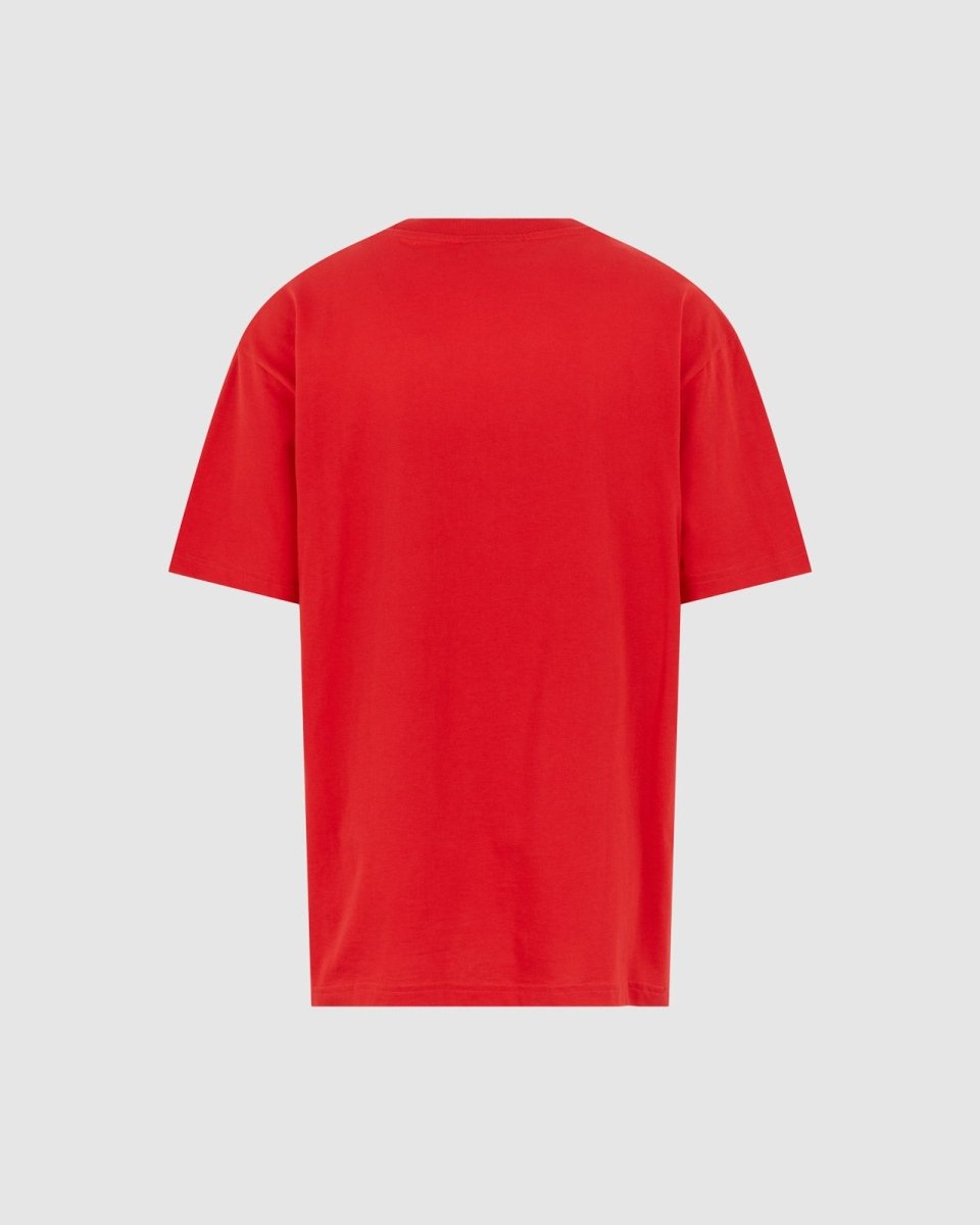 Vision Of Super RED T-SHIRT WITH EMBROIDERED FLAMING HEART 2025