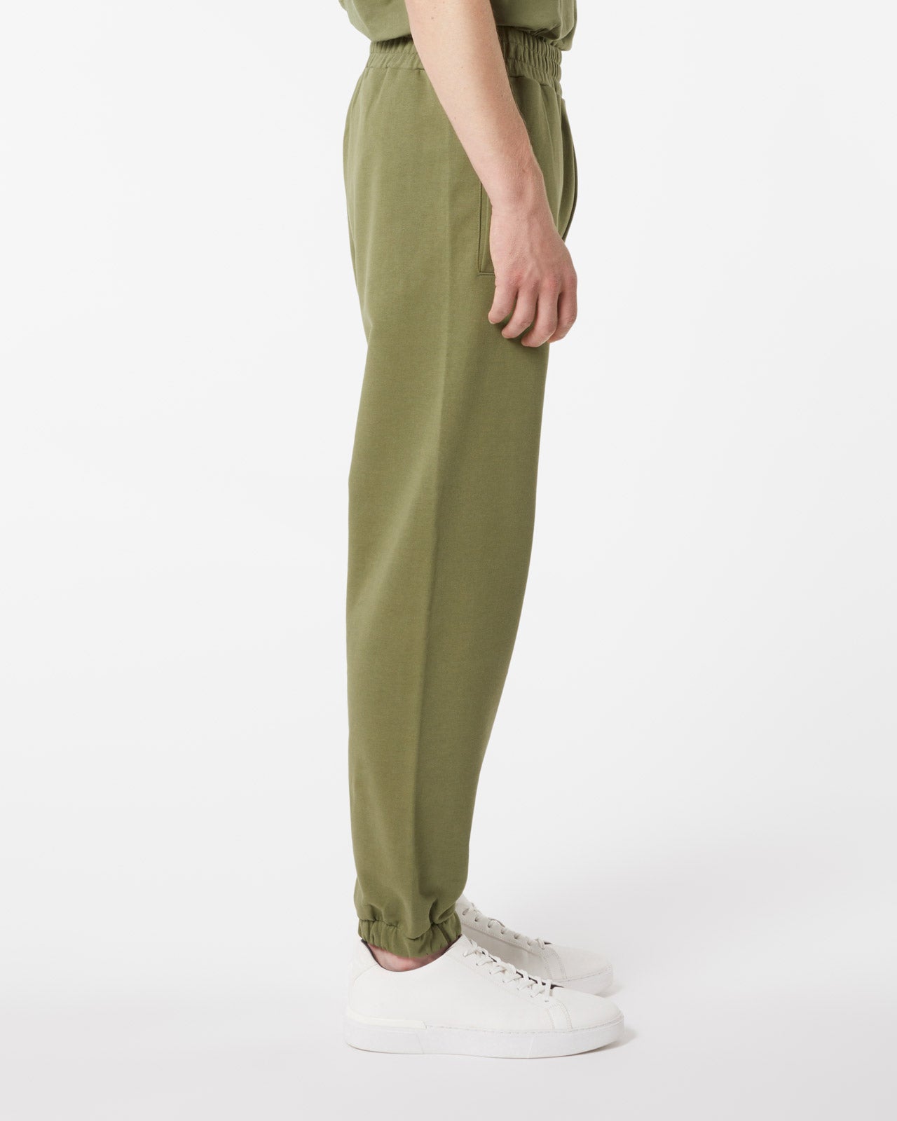 Vision Of Super GREEN PANTS WITH EMBROIDERED FLAMING HEART Vendita Economica