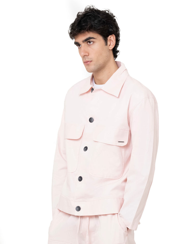 Why not brand Giacca Camicia Manica Lunga con Taschini Bottoni Italy