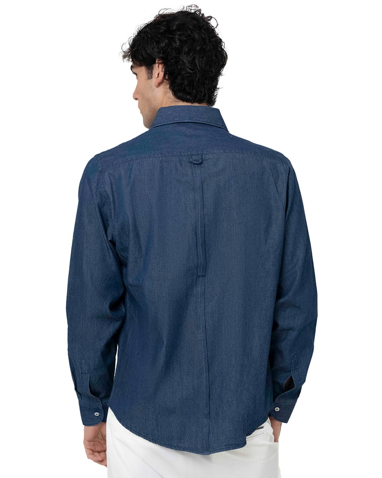 Why not brand Camicia Effetto Denim Chambrè Qualità