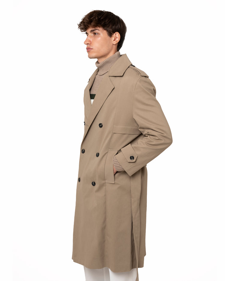 Why not brand Trench over con cintura Promozione Limitata
