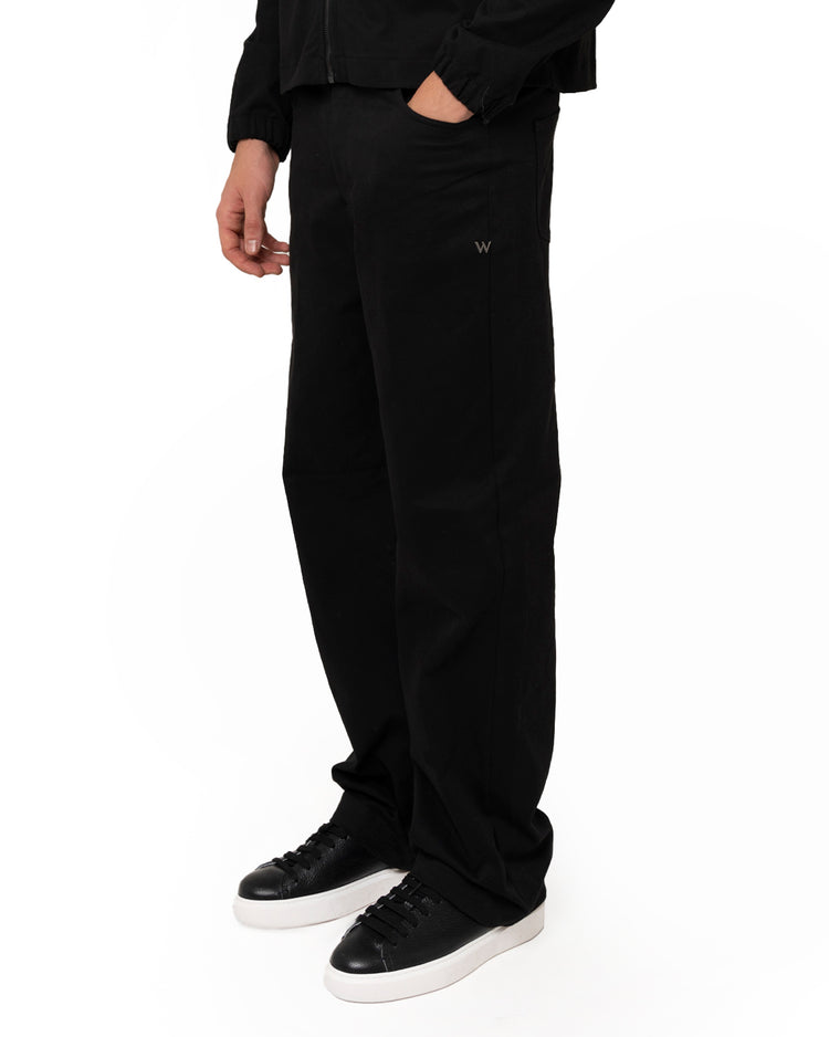 Why not brand Pantalone in denim loose fit Presa