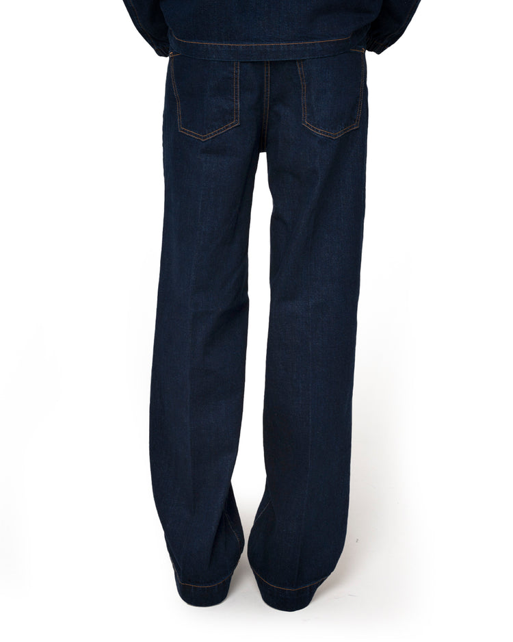 Why not brand Pantalone in denim blu wash Negozi Online