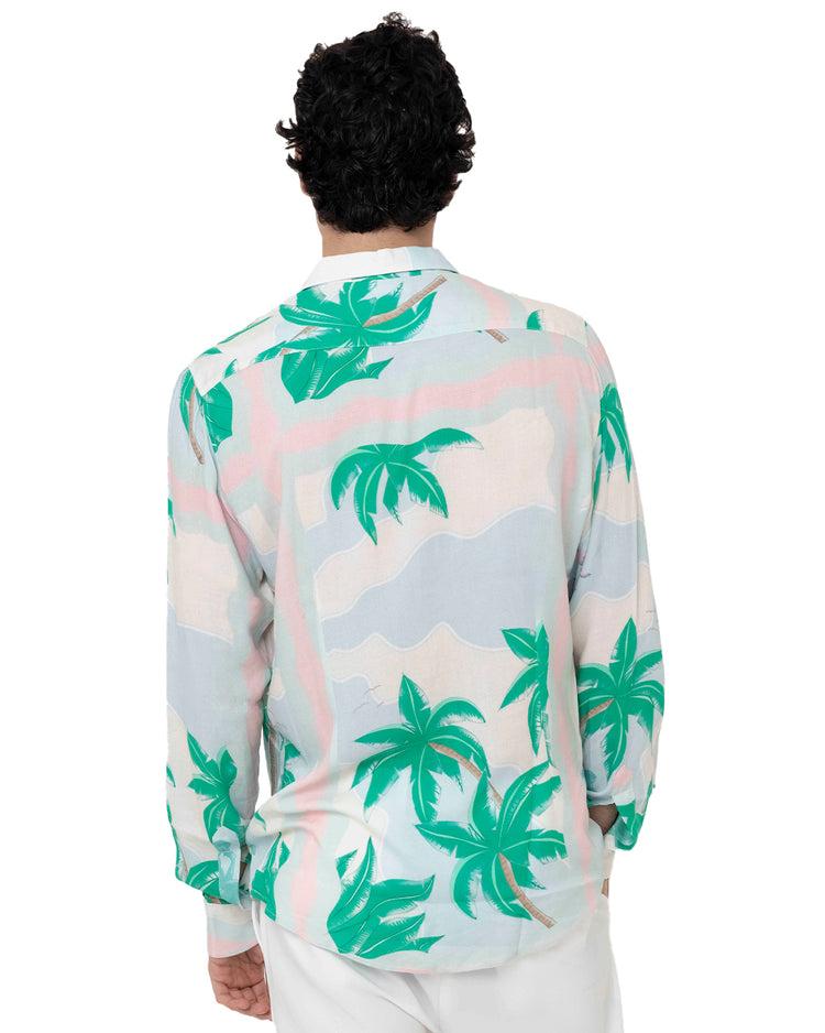 Why not brand Camicia Manica Lunga con Palme Outlet