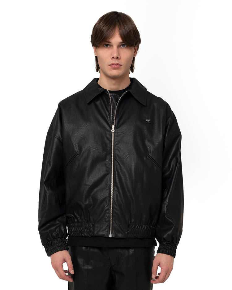 Why not brand Giacca in ecopelle con zip In Vendita