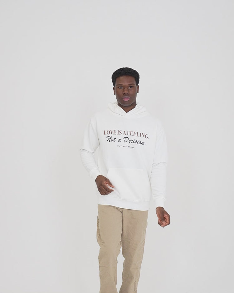 Why not brand Hoodie con Stampa Love is a Feeling Italia