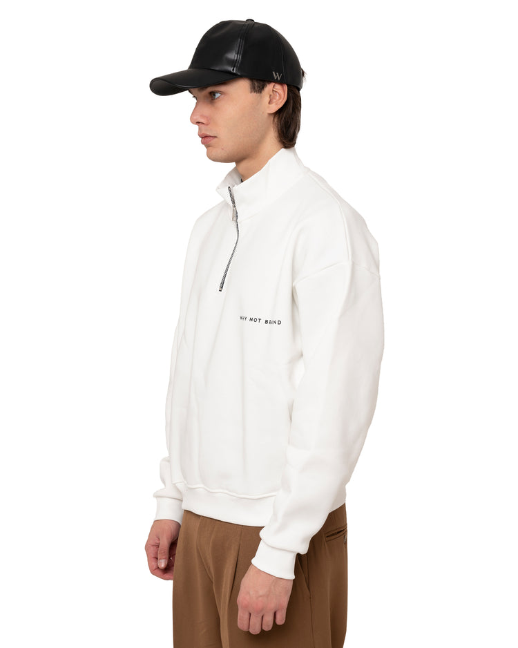 Why not brand Felpa mezzocollo con Zip Spedizione Gratuita