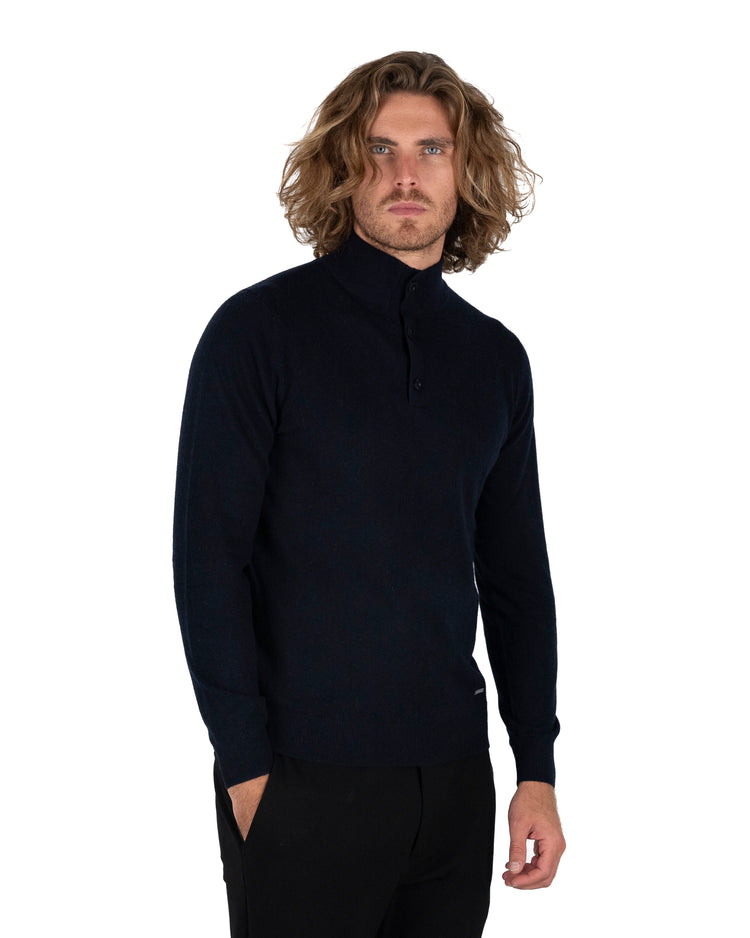 Why not brand Maglioncino collo alto con bottoni Economico