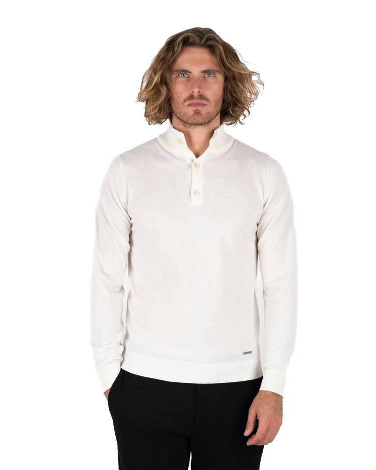 Why not brand Maglioncino collo alto con bottoni Economico