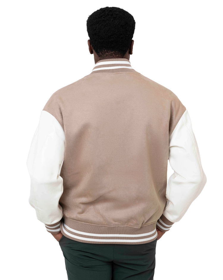 Why not brand Giacca con Patch Ricamato a mano e Slogan Cucito Affare Del Giorno