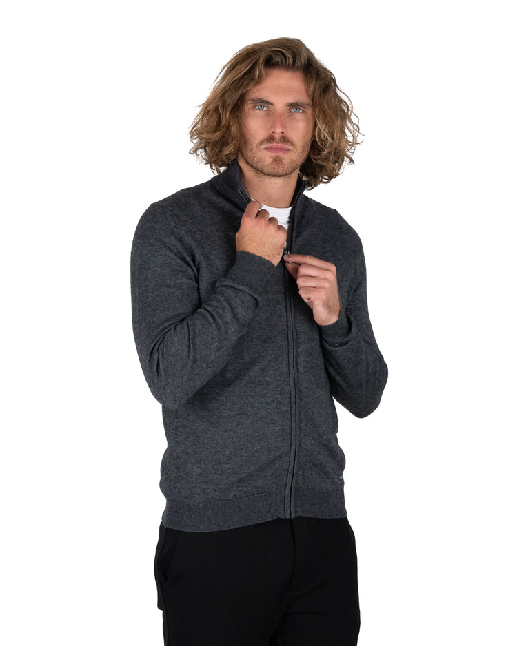 Why not brand Felpa collo alto con zip Vendita Economica