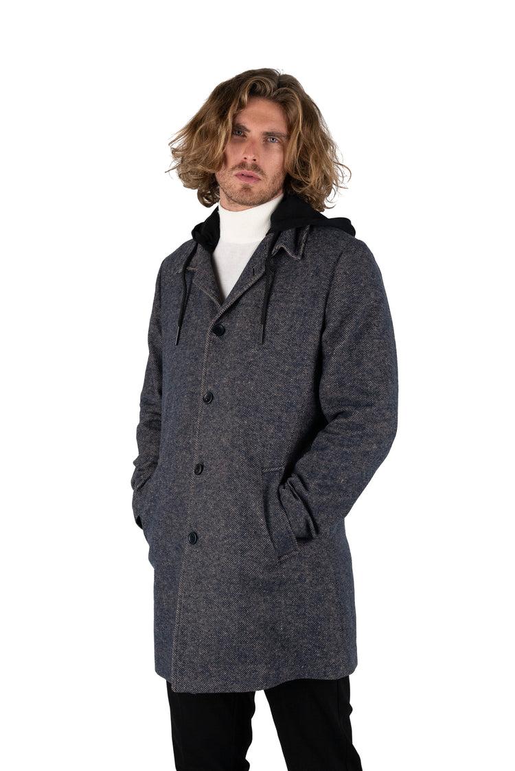 Why not brand Cappotto sale e pepe blu Moda