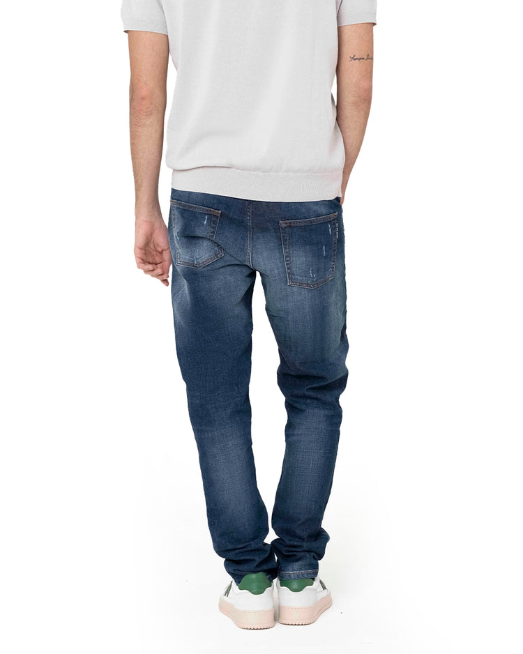 Why not brand Jeans Slimfit con Abrasioni Rifiniti a Mano Fino Al -60%