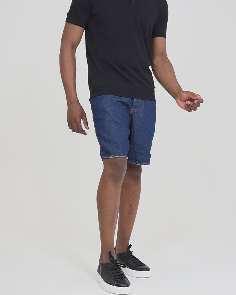 Why not brand Short in Tela Fissa Sfrangiato su Fondo Comfort Novità