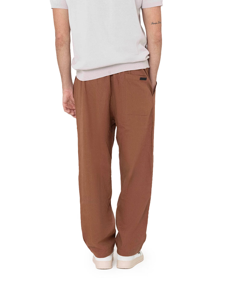 Why not brand Pantalone Loose Fit in Lino Sconto