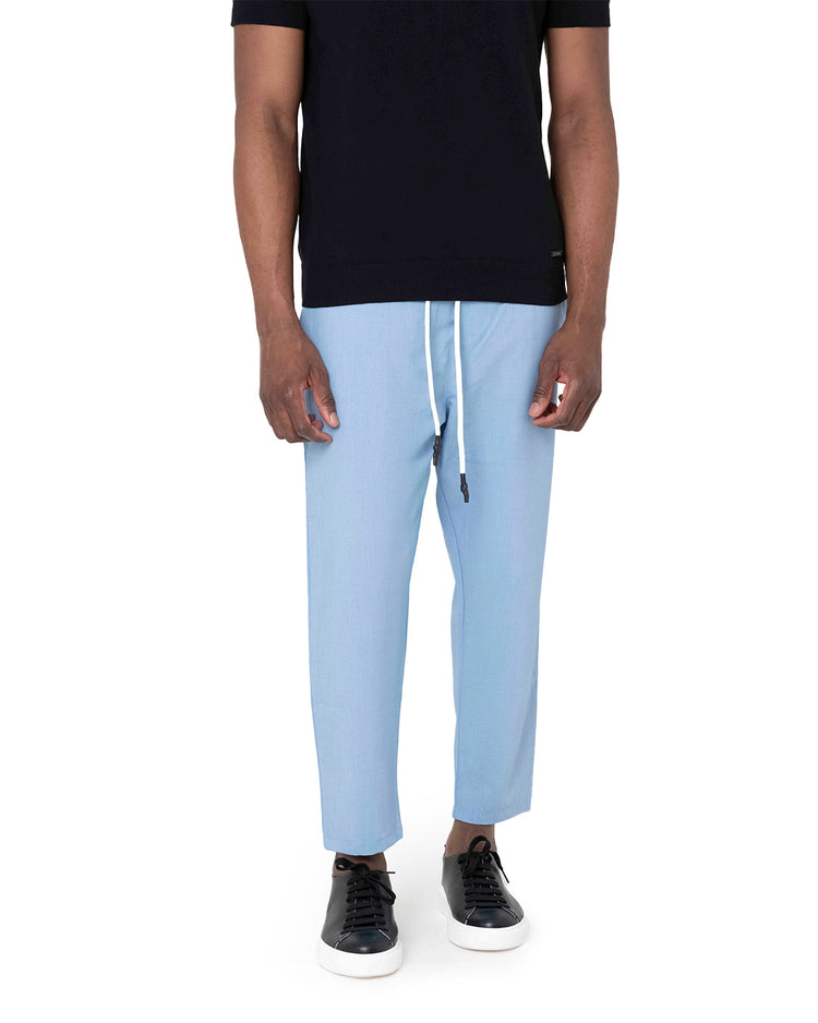 Why not brand Pantalone con Laccio in Vita alla Caviglia Economico