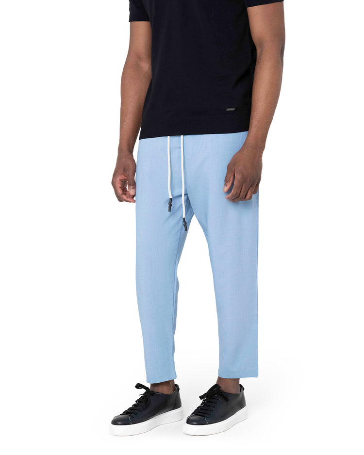 Why not brand Pantalone con Laccio in Vita alla Caviglia Economico