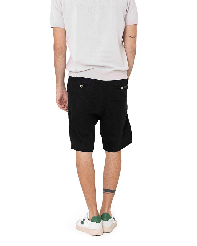 Why not brand Short in Lino con Laccio in Vita Negozio
