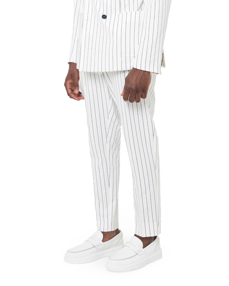 Why not brand Pantalone Gessato con Tasche a Filo Negozio