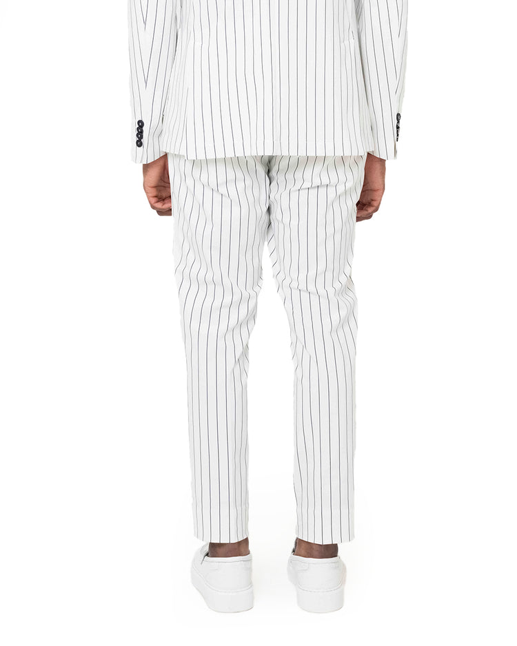Why not brand Pantalone Gessato con Tasche a Filo Negozio