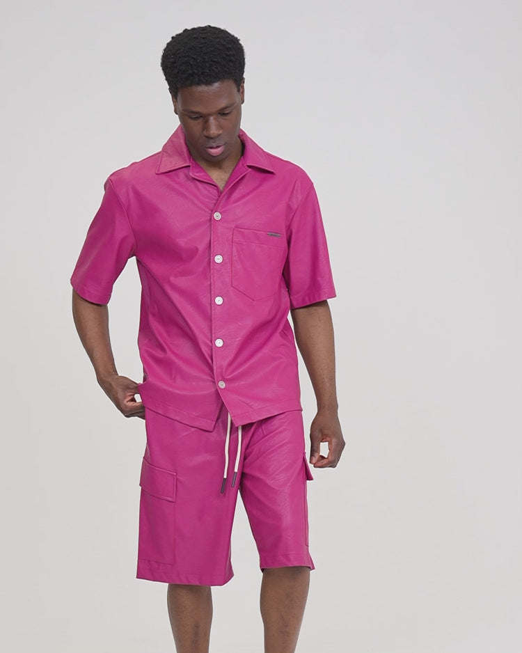Why not brand Short in Ecopelle Vestibilita Oversize In Linea