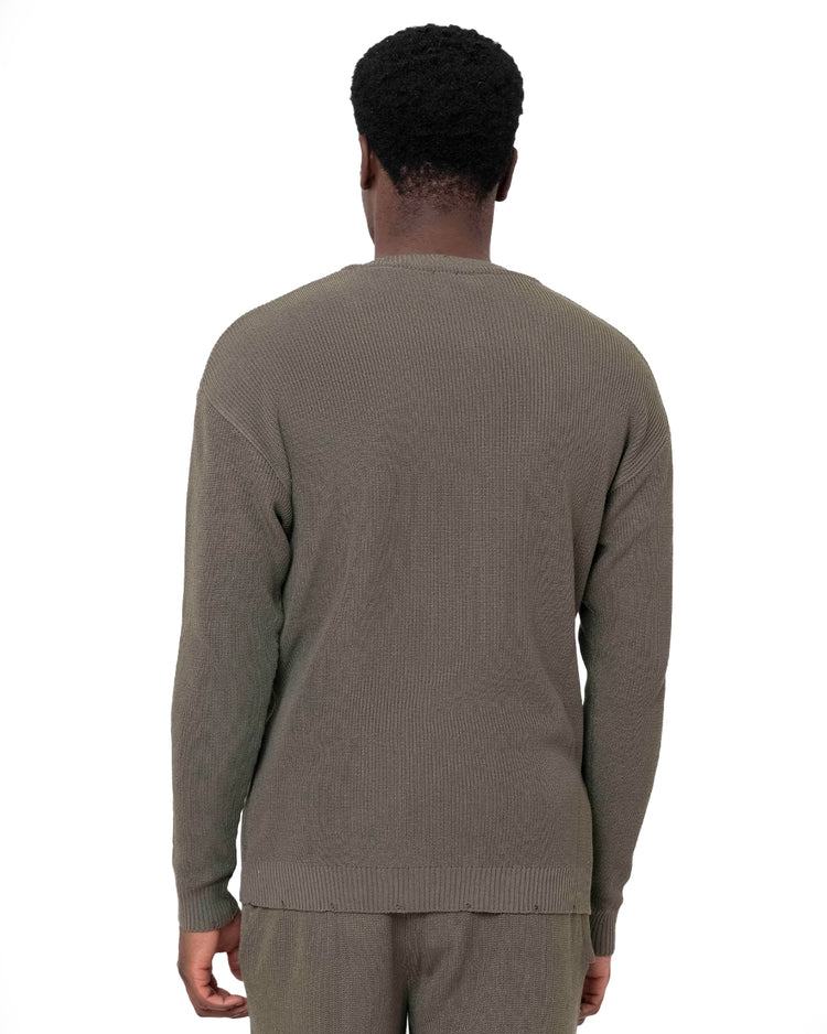 Why not brand Maglia a Maniche Lunghe e Scollo v a Costine Offerta esclusiva